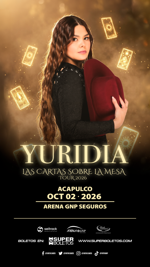 Yuridia - Las Cartas Sobre la Mesa Acapulco